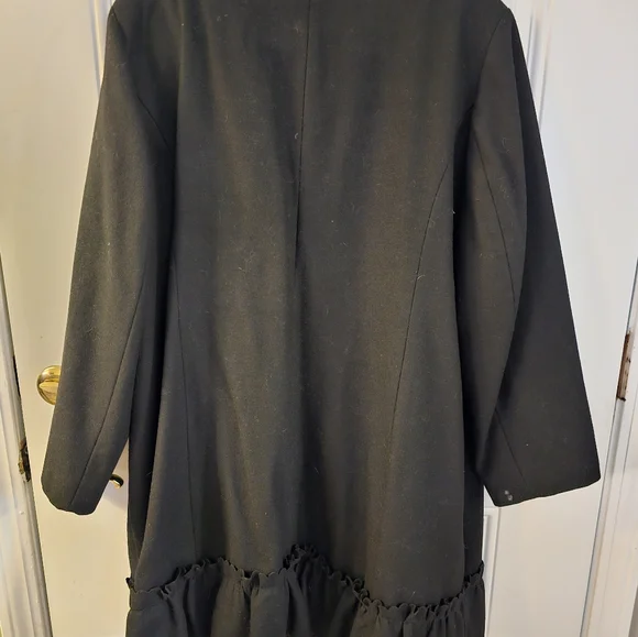 Betsey Johnson Black wool coating - Picture 3 of 4